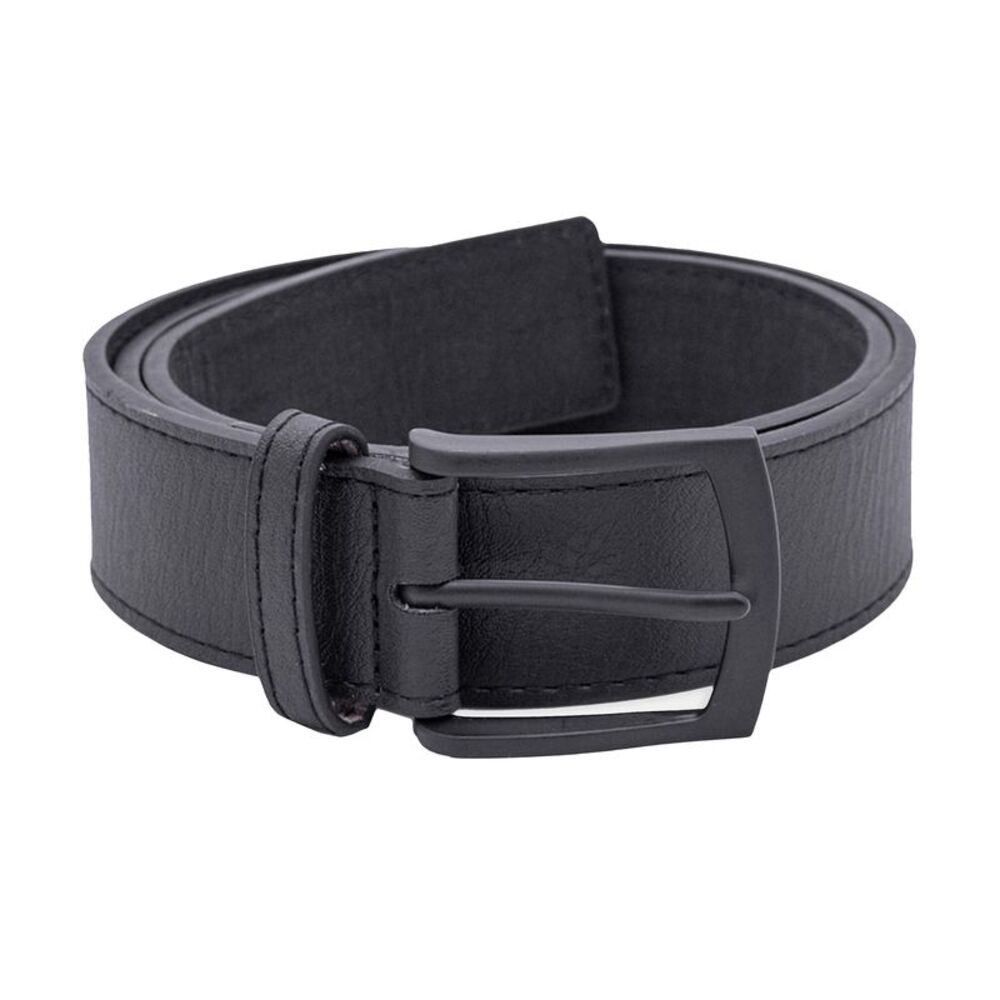 Duke Mens D555 Ozzy Matte Bonded Leather Belt / Black